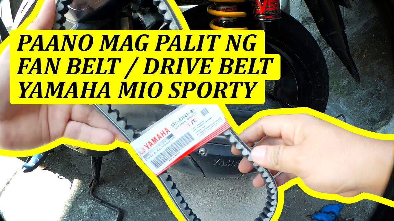 PALIT FAN BELT DRIVE BELT MIO SPORTY YAMAHA YouTube