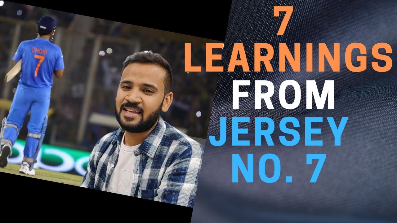 7 Learnings from Jersey No 7 | A Tribute to MS DHONI | Rj Kartik | Motivational Video