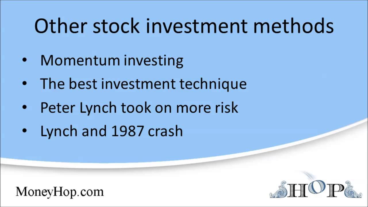 Other stock investment methods - YouTube