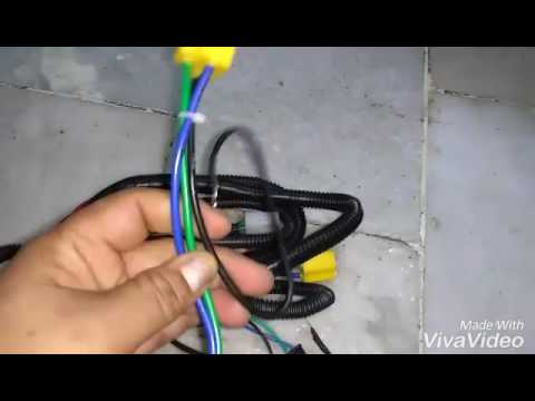 Dual Head Lamp Relay Wiring Harness For H4 Bulbs Call For Purchase 09811024877 Delhi India Youtube