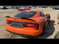 SALVAGE 2014 DODGE SRT VIPER! IS IT WORTH THE GAMBLE FOR $33,525?