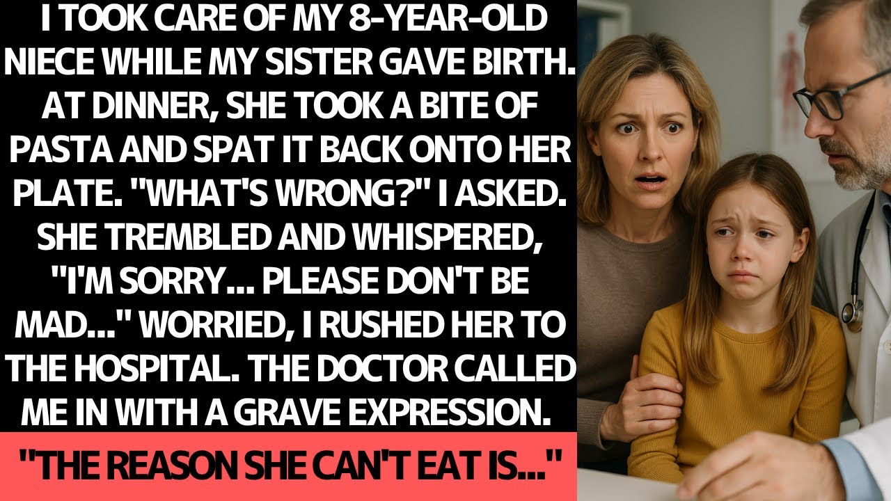 Моя племянница прошептала: «Мне жаль», после того как выплюнула еду…