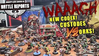 NEW CODEX! Orks vs Custodes - AJ&#39;s Warhammer 40K Battle Reports