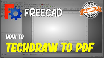 FreeCAD How To Techdraw To Pdf