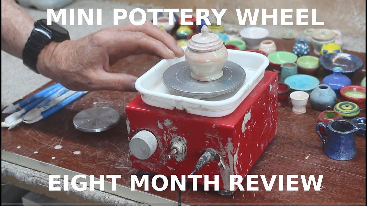 Mini pottery wheel from Amazon review.