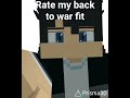 Rate_my_back_to_war_fit Minecraft prisma 3d animation