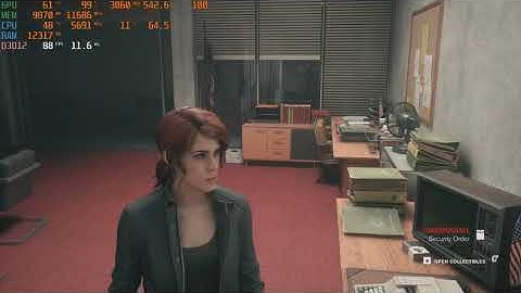 Control 8K 4K 1440P 1080P Asus Strix RTX 4090 i9 13900KF @ 5.7 GHz All Core OC User requested video