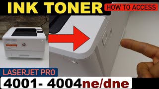 HP LaserJet 4001-4004ne/dne Ink Toner Cartridge Replacement - How To Access Ink Toner Chamber