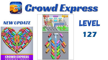 Crowd Express Level 127 Walkthrough 🚦 | Step-by-Step Solution | Go Answer