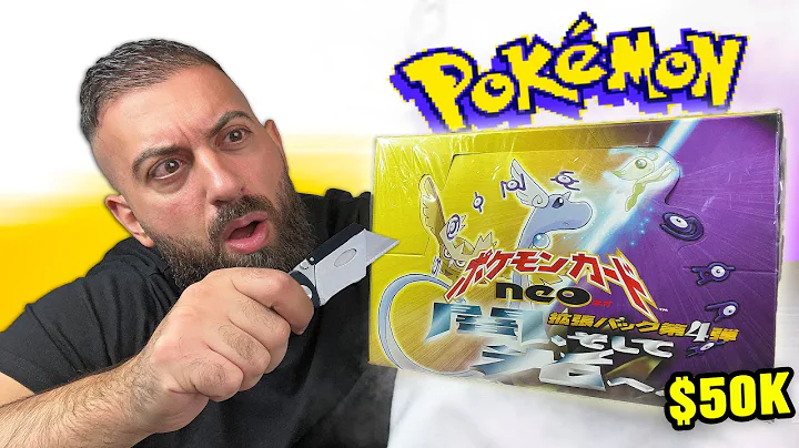 Unboxing Rarest $50,000 Pokemon Cards Box EVER MADE! (Neo Destiny)