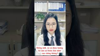 Chồng mất, vợ có được hưởng tài sản có trước hôn nhân của chồng không? #lstranloan