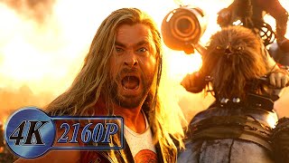 Thor vs. Habooska the Horrible Fight Scene [Battle of Indigarr] [No BGM] | Thor: Love and Thunder