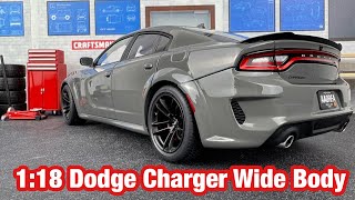 1:18 Diecast Dodge Charger Scat Pack Wide Body by AutoArt