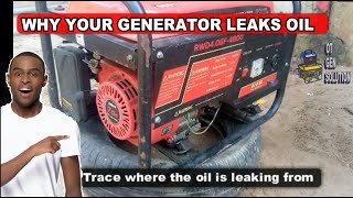 Generator oil leakage - Solution