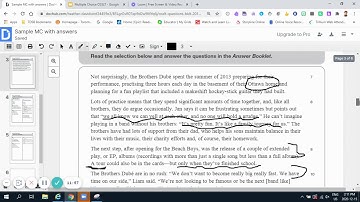 Multiple Choice How To