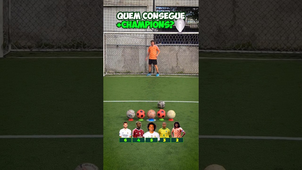 🏆 QUEM CONSEGUE MAIS CHAMPIONS LEAGUE?  #shorts #futcerto