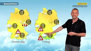 7-Tage-Wetter: Schwülebelastung und Gewittergefahr über Pfingsten!