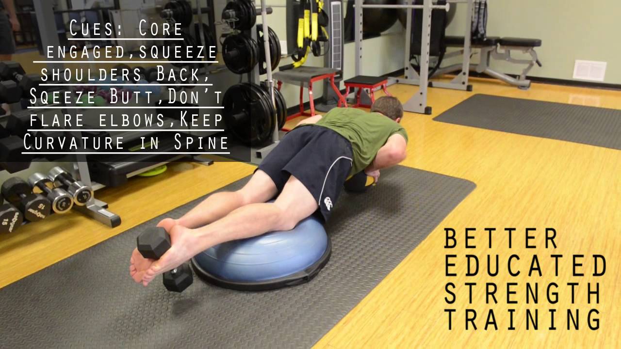 Medicine Ball Push up With Dumbbell Leg CurlThe BEST MethodBest Day