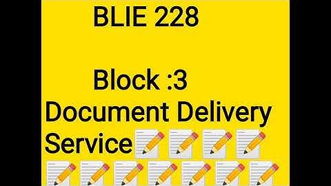 BLIS BLIE 228 IGNOU 2020 Exam