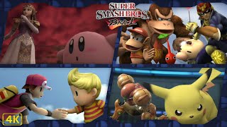 Super Smash Bros. Brawl Subspace Emissary ⁴ᴷ Full Playthrough 100% All Treasures, Hard Mode 2P