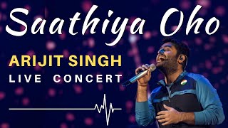 Video thumbnail of "Saathiya Oho | Arijit Singh Live Concert | Mumbai 2020"