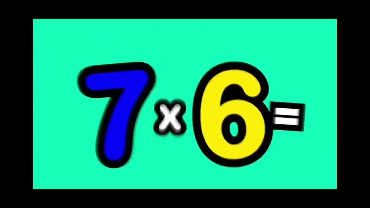 Tabla del 7 en canción YouTube