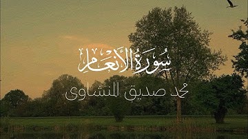 سورة الأنعام كاملة بدون صدى صوت | الشيخ محمد صديق المنشاوي رحمه الله.