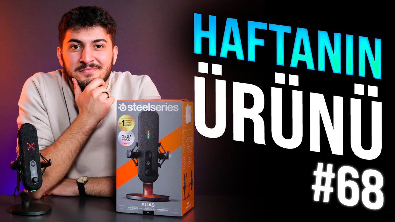 SteelSeries Alias USB-C LED Prism RGB Cardioid Gaming Mikrofon