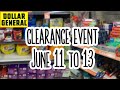 Dollar General **JUNE CLEARANCE EVENT** info!!