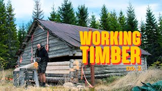 Log cabin & barn repair at an old Norwegian homestead | Working Timber No. 2