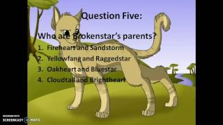 Warrior Cats Fire and Ice - Quiz