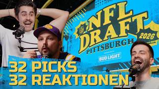 Instant-Reactions und -Analysen zur ersten Runde des NFL Draft 2026!