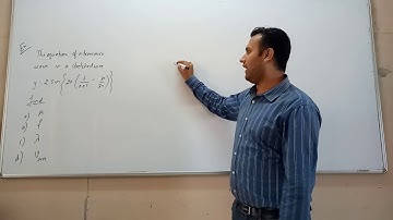 STRING WAVES - Ex 3 - Equation of a travelling wave