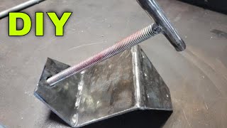 Awesome DIY homemade magnetic tool clamp for welding and plasma table