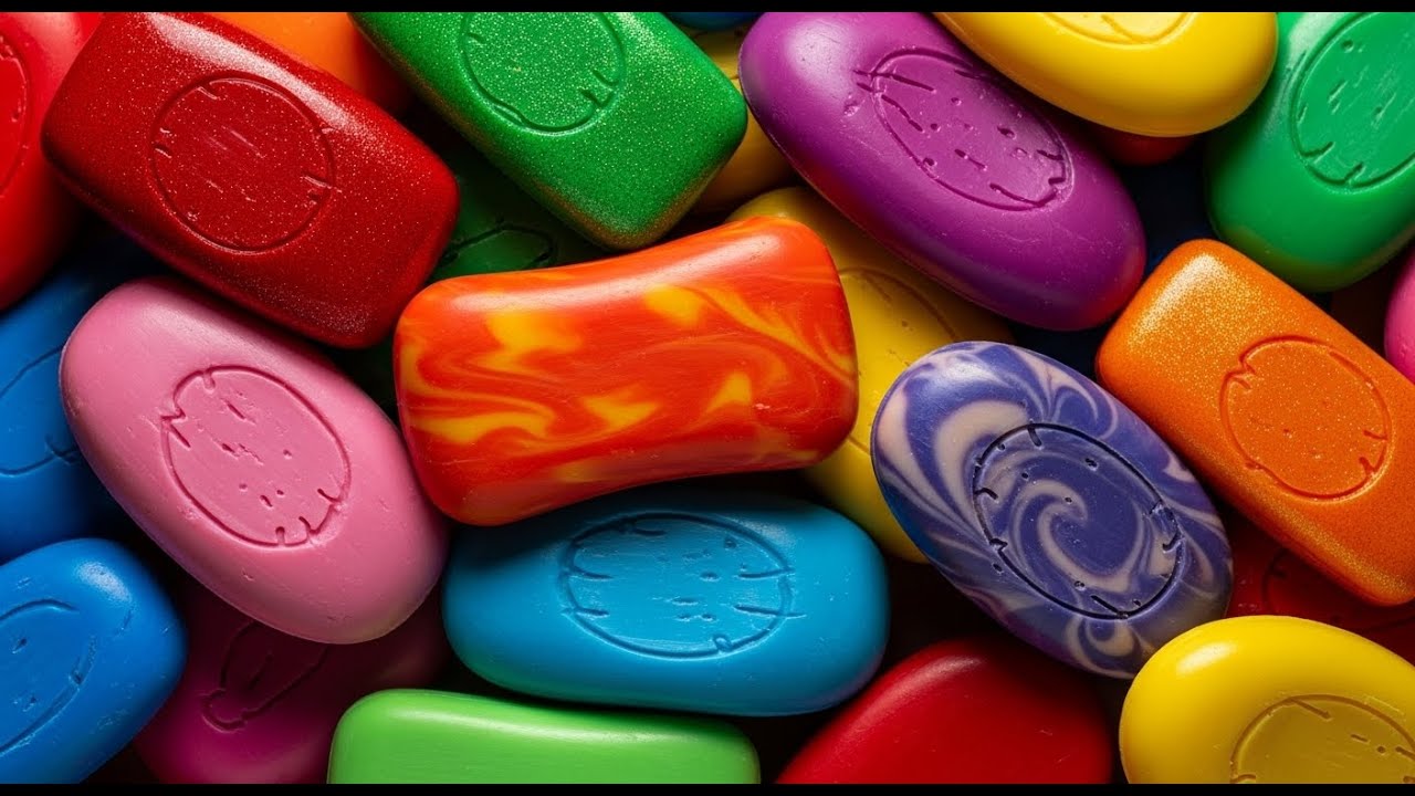 Unwrapping Colorful Soap Bars – Deeply Satisfying ASMR | No Talking