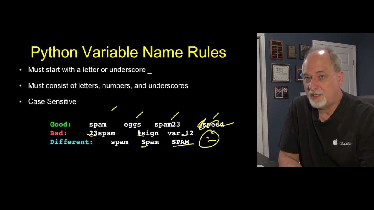 PY4E - Introduction (Chapter 2 Part 1)