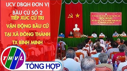 Ứng cử viên ĐBQH đơn vị bầu cử số 2 tiếp xúc cử tri vận động bầu cử tại xã Đông Thành, TX Bình Minh