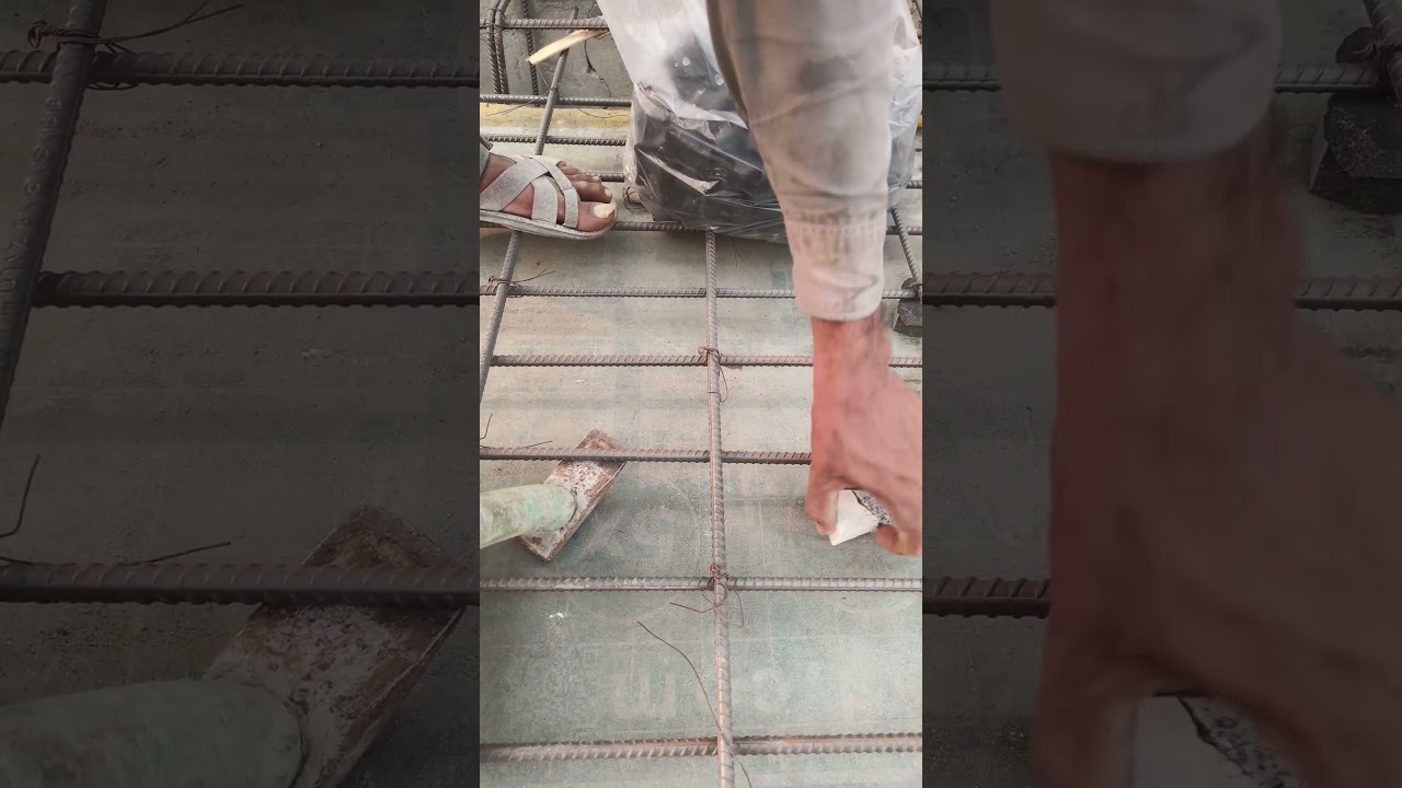 Use pvc Concrete Rebar Cover Spacer Blocks, not stones on Reinforcement 