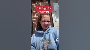 Learn How To Sign Awkward in ASL for Beginners | American Sign Language #shorts