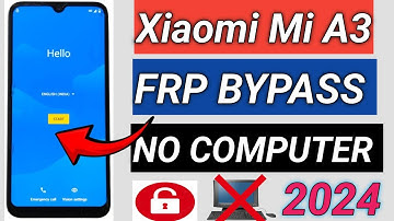 Xiaomi Mi A3 Google account bypass  100% Working! (No Computer) 2024