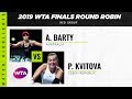 Ashleigh Barty vs. Petra Kvitova | 2019 WTA Finals | WTA Highlights