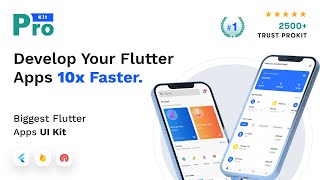 Introducing Prokit - The Biggest Flutter UI Kit Ever for Fast Mobile App Development | Iqonic Design screenshot 1