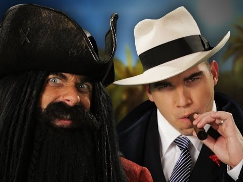 Blackbeard vs Al Capone.  Epic Rap Battles of History Season 3.