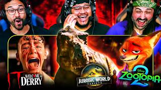 Juric World Rebirth, It Welcome To Derry, Zootopia 2, Caught Stealing Trailer Reactions