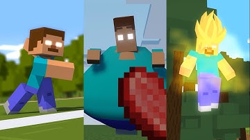 Evolution of HEROBRINE Compilation Part 1 - Minecraft Animation