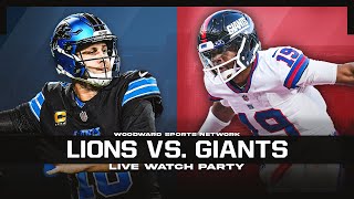 DETROIT LIONS VS. NEW YORK GIANTS LIVE WATCH PARTY | NFL WEEK 11 | Sunday November 23rd, 2025
