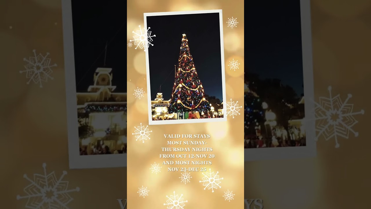 Save on rooms this holiday season at Walt Disney World!