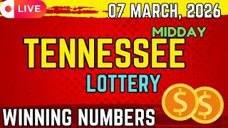 Tennessee Midday Lottery Results For - 07 Mar 2026
