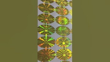 Laser anti-counterfeit labels