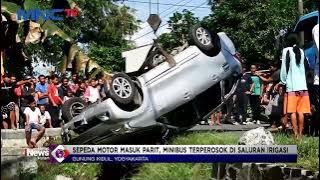 Mobil Minibus dan Sepeda Motor Terlibat Kecelakaan di Gunung Kidul #LintasiNewsMalam 30/05